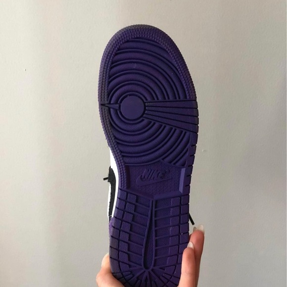 Brand New Jordon 1 Purple Mid - Picture 6 of 9